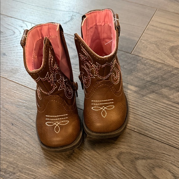 wonder nation Other - Wonder Nation Brown and Pink Kids Boots